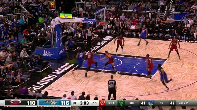 简直无人可挡 卡特两记暴扣轰炸热火禁区