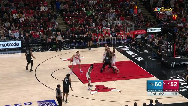 NBA常规赛：魔术vs公牛第3节中文解说回放