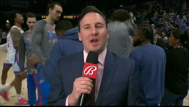 NBA常规赛：爵士vs雷霆第1节英文原声回放