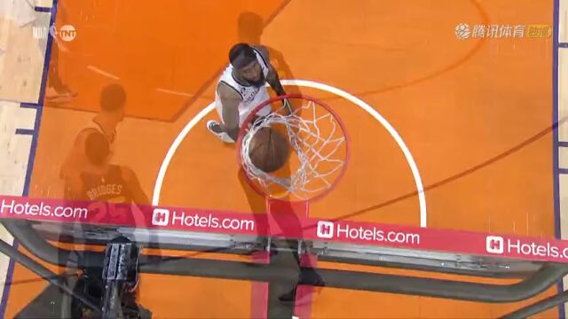 NBA常规赛：篮网vs太阳第2节英文原声回放