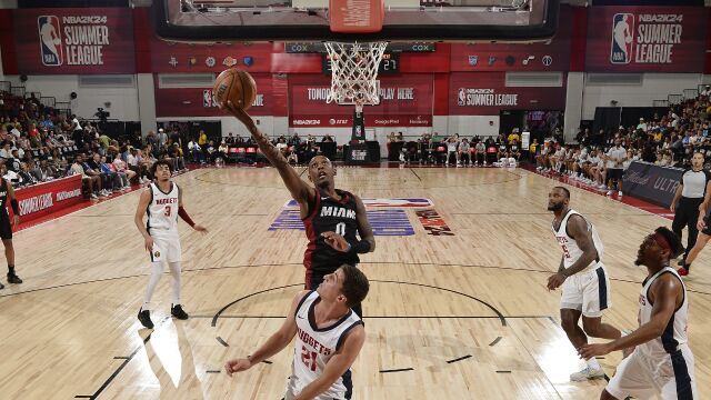 热火vs掘金精华集锦 亨特-泰森31分恐怖效率带领掘金大比分战胜热火