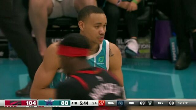 猛龙vs黄蜂第4节英文原声回放