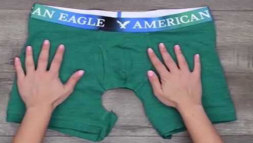 男士的旧内裤,中间剪一下,穿在身上都舍不得脱下来 - 腾讯视频