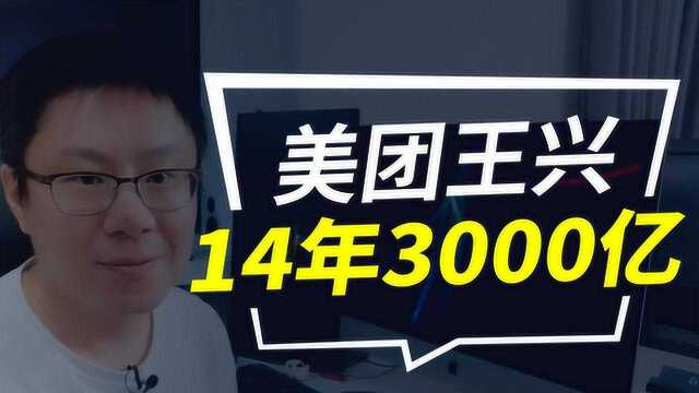 美团王兴,14年3000亿 【李自然说】