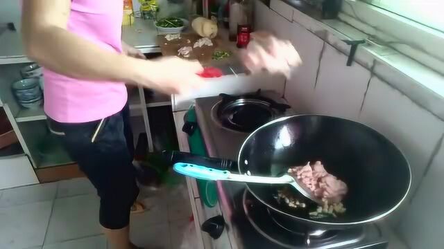 美食视频 青椒炒肉丝