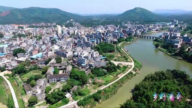 无人机带你从空中看看广西钦州市钦北区大寺镇