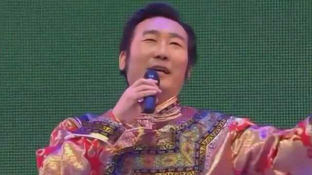 男中音歌唱家乌尼特演唱《呼伦贝尔大草原》,优美动听