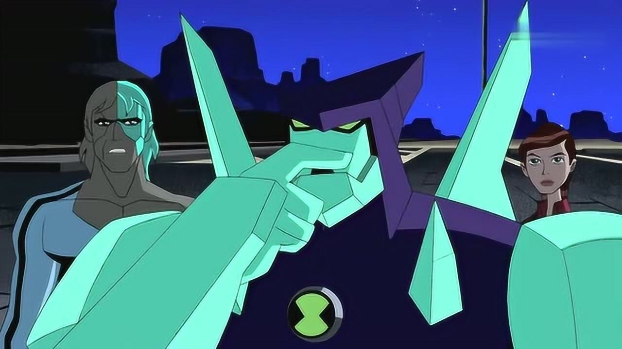 少年骇客钻金刚强行让小班变身还让水晶奇侠脱离了ben10