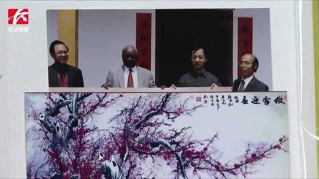 75岁金石书画家尚游:他家来过非洲总统和总理