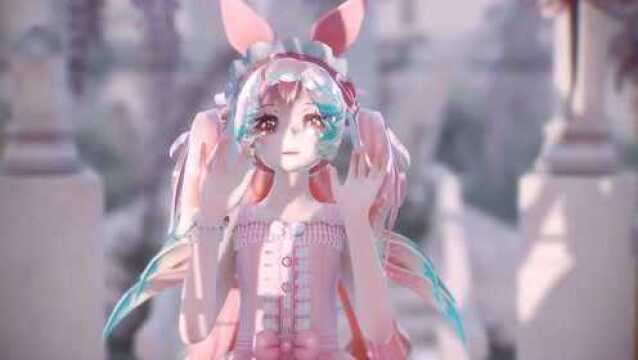 mmd初音未来,你们见过粉红的初音?