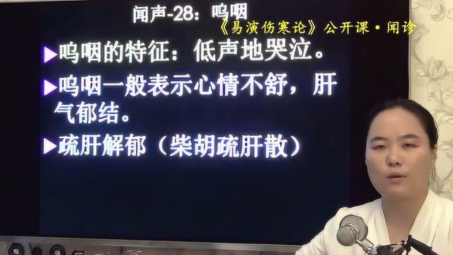 29闻诊听声音诊病呜咽易演伤寒论公开课