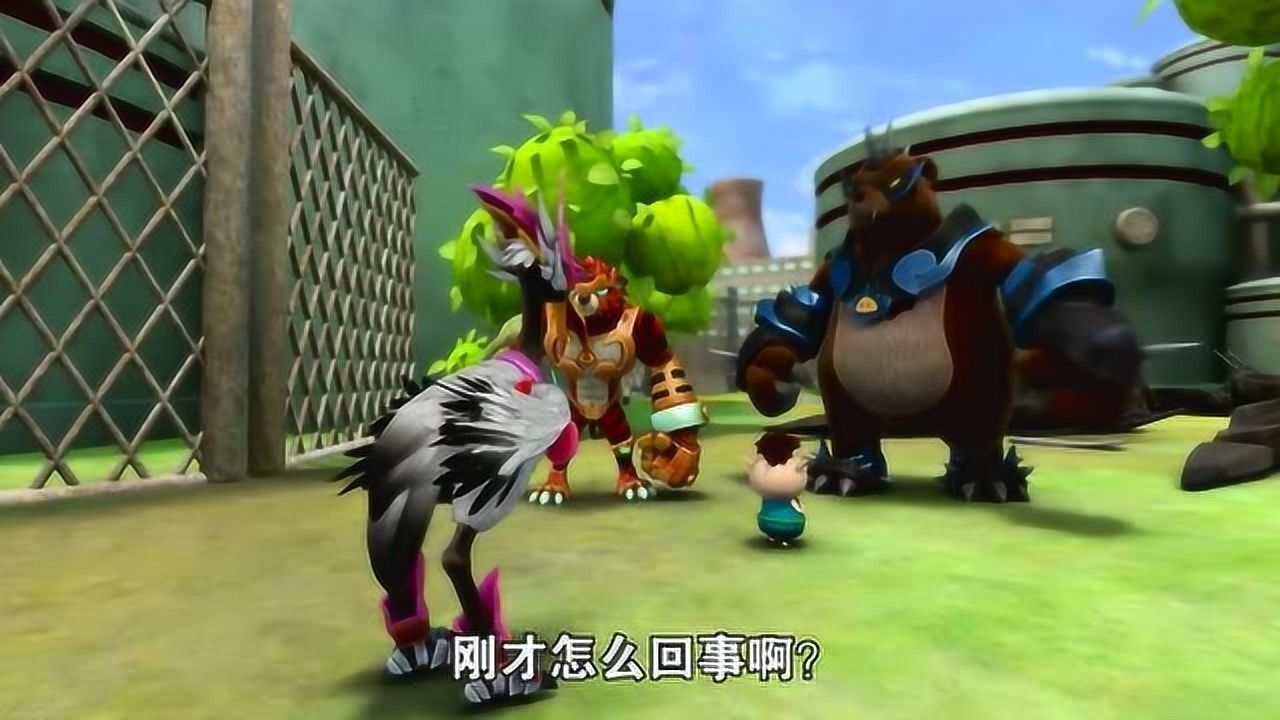 猪猪侠之变身战队得到x元素强化的蟑螂王太厉害了