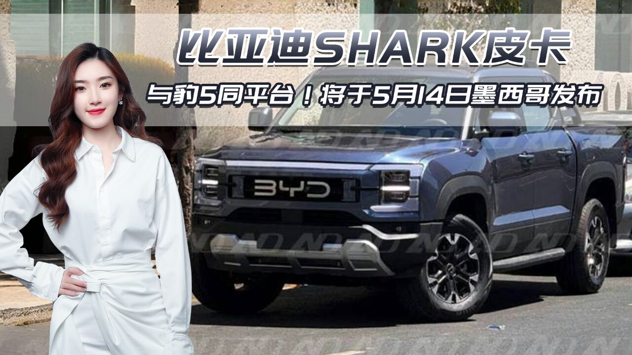 与豹5同平台!比亚迪SHARK皮卡即将发布,这是要颠覆皮卡市场?