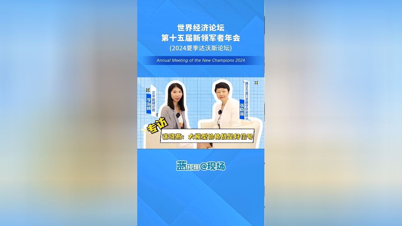 专访张晓燕:大模型价格战是好信号