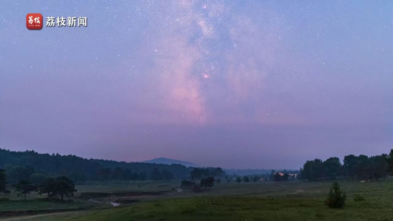 星垂平野阔! 黑龙江坤河草原湿地星河绚丽