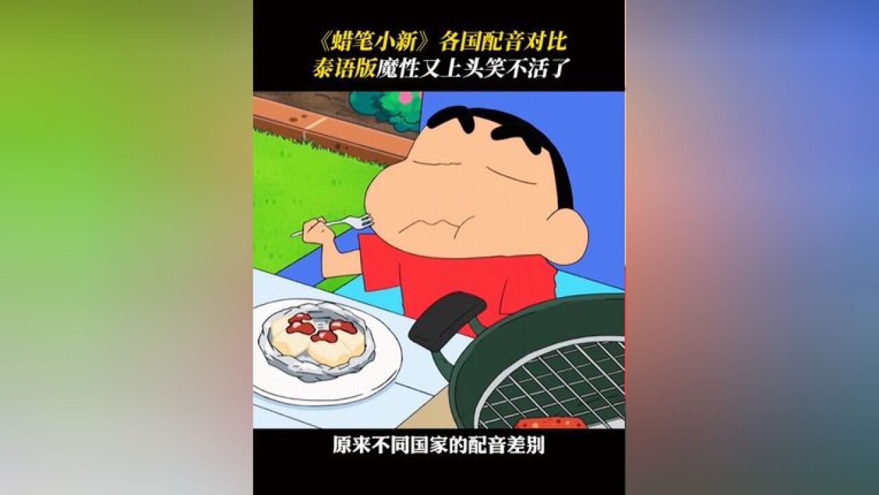 不同国家的蜡笔小新配音,你认为哪个配音更还原呢?