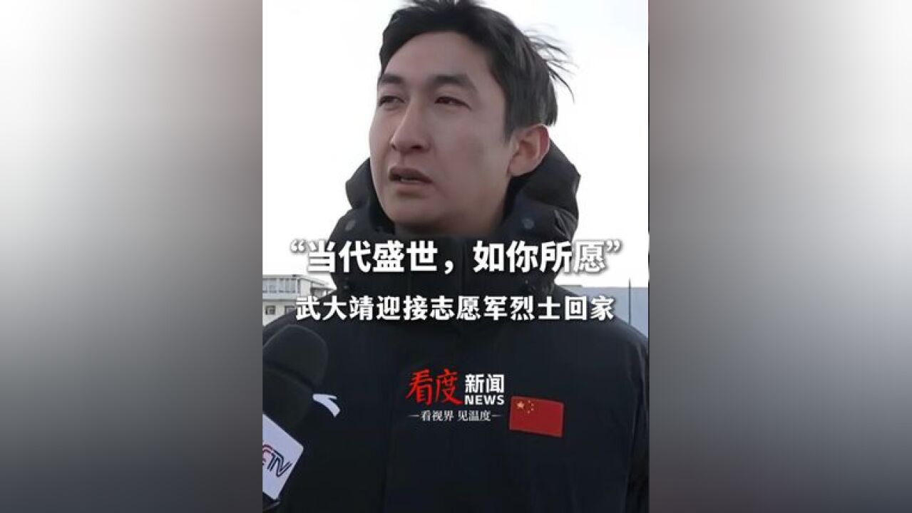 去时少年之身,归时忠烈之骨,武大靖迎接第11批在韩志愿军烈士遗骸归国 :“当代盛世,如你所愿”