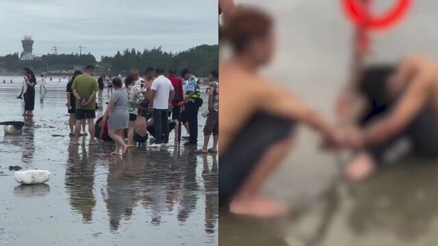 5名学生相约看海却被大浪卷入海中,2人获救3人失联,海事部门正在搜寻