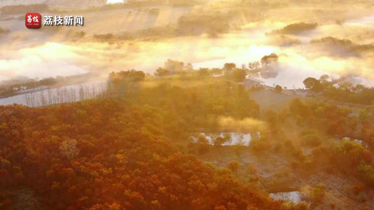 水墨气韵!江苏句容绝美晨雾宛若千里江山图