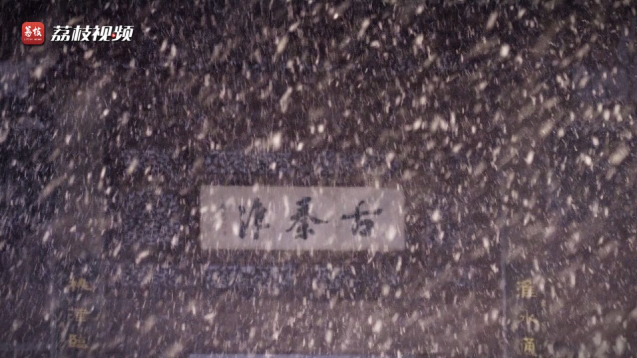 飞雪落成诗!南京初雪恍若梦回金陵