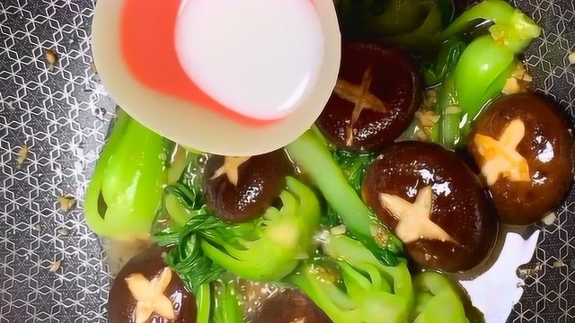 香菇油菜家常做法