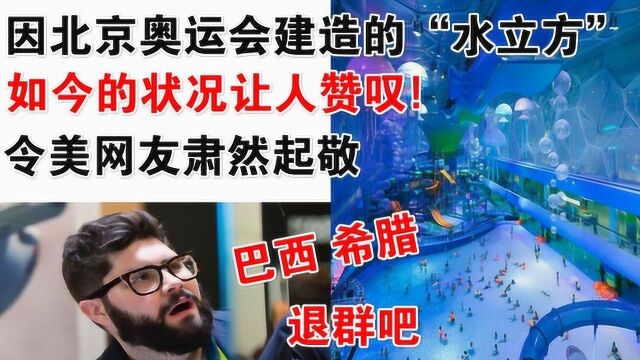 美国网友评论:北京奥运会建造的“水立方”,中国强大让人赞叹!