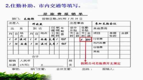 差旅费报销单应该如何填写