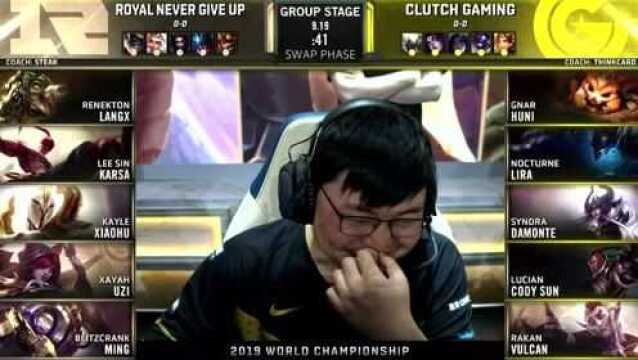 英雄联盟S9:LPL首胜 RNG vs CG