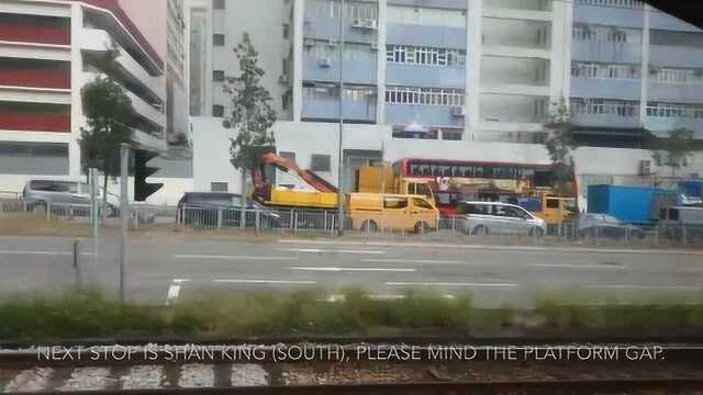 香港轻铁:列车1106 505良景至市中心,不停石排至建安站