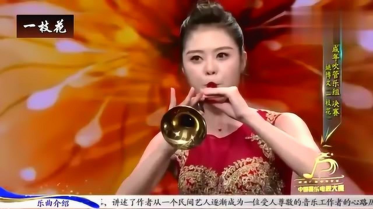 美女唢呐演奏家姚博文现场演奏《一枝花,技艺精湛,美醉了!