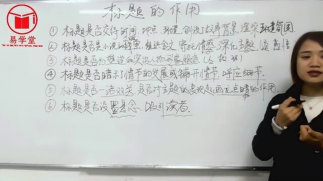 小说标题的作用