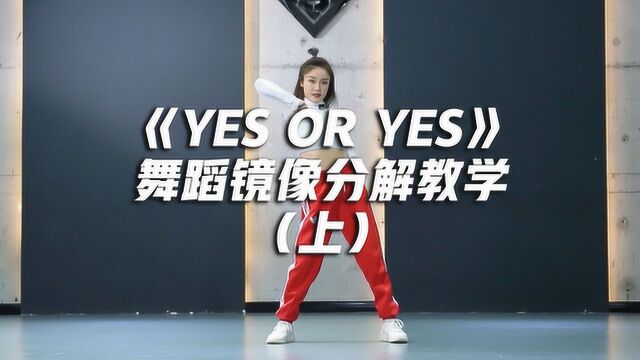 可爱活泼的舞蹈,《YES OR YES》舞蹈镜像分解教学(上)