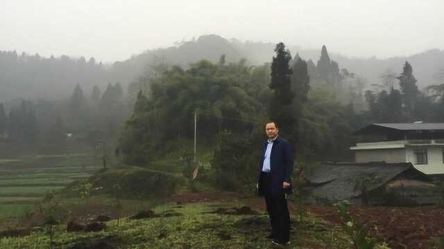 风水宝地视频,风水大师王君植四川眉山寻龙点穴看风水实拍