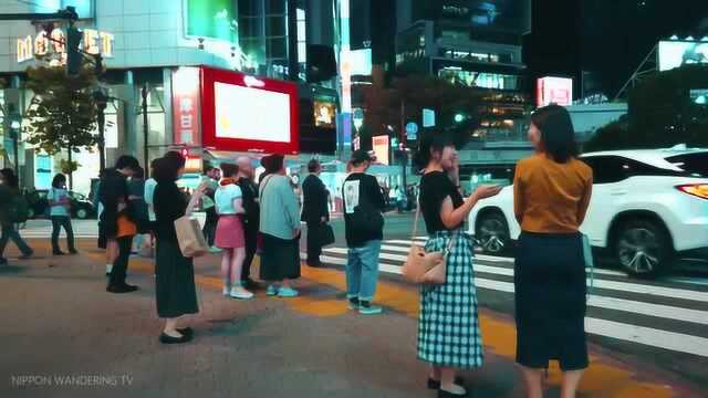 走遍日本 东京涩谷夜市