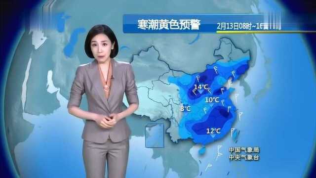 北方“大雪纷飞”,雨夹雪+中雪+大雪+暴雨;13~15重点分布如下