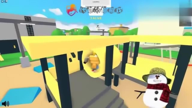 Roblox:吃货逃生模拟器!东西被一个大胖子追着打!