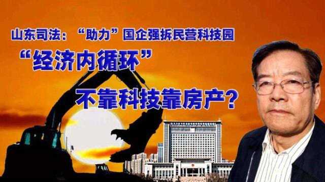 山东司法“助力”国企强夺民营科技园,不靠科技靠房产?