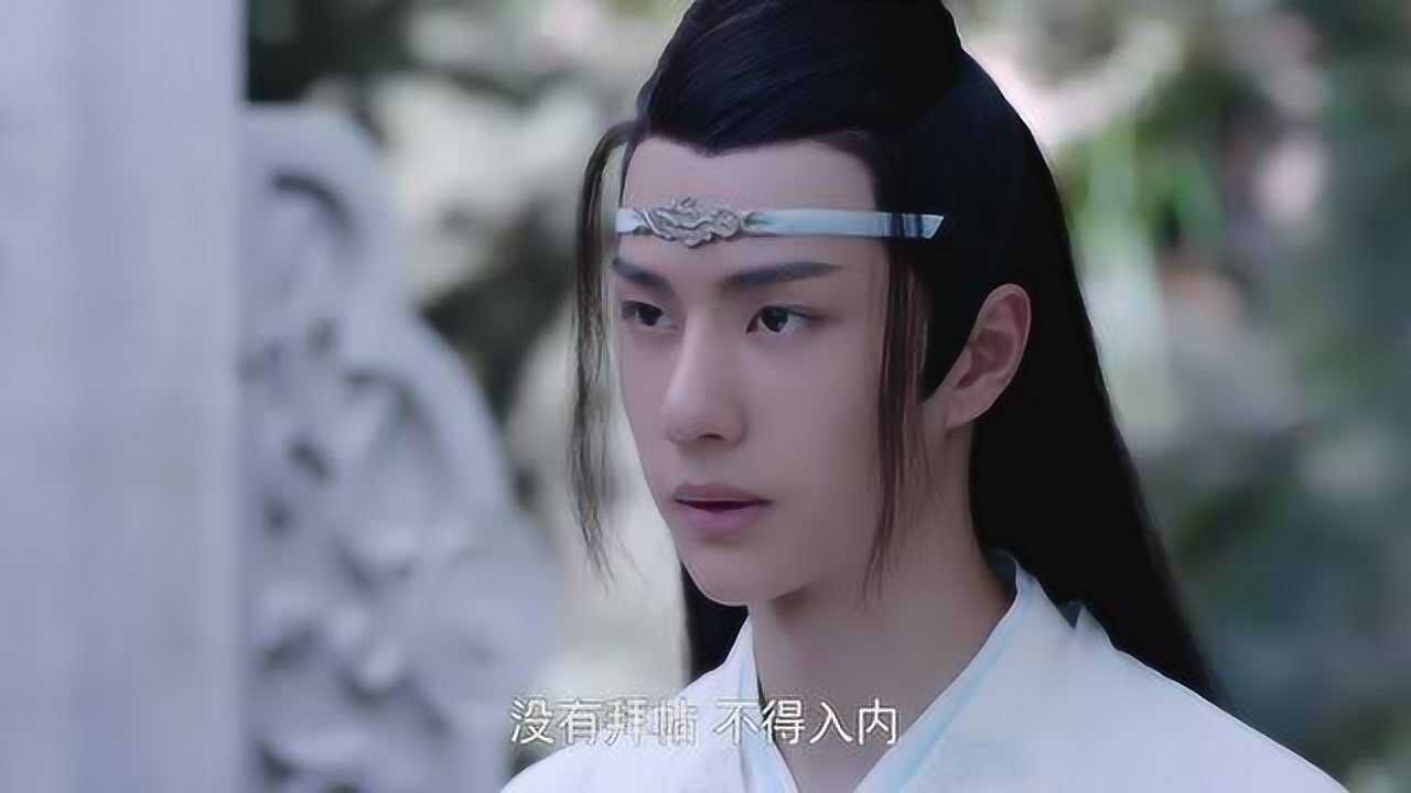 魏无羡与蓝湛第一次相见蓝湛就对魏无羡使用禁言术魏无羡也太惨了吧