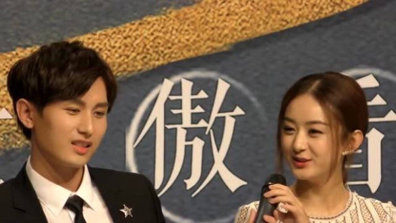 成毅谈角色感受赵丽颖一旁宠溺的眼神真的是太可爱了