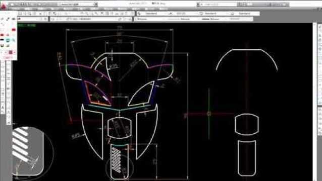 CAD绘图实例之摩托车3