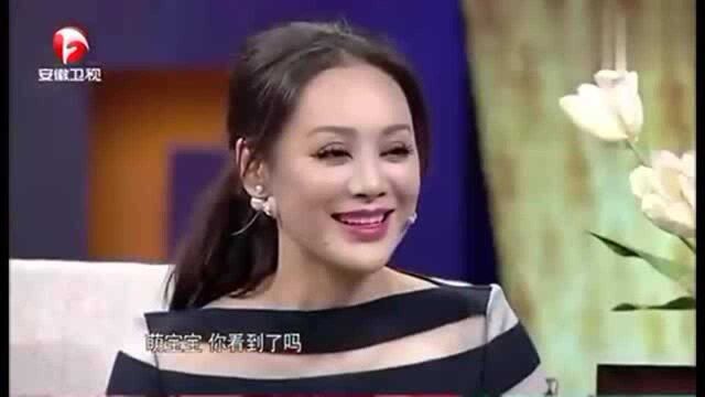 大屏幕放出宁静早期照片,时尚潮流这也太美了吧,美人胚子