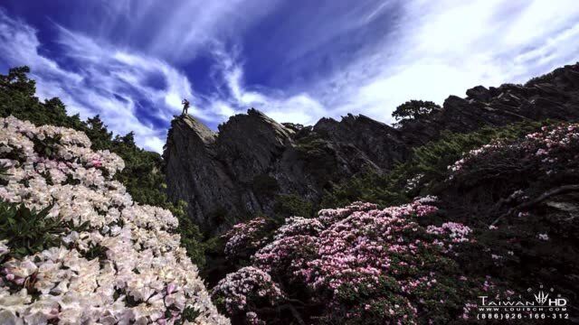 缩时台湾合欢山玉山,合欢山是台湾最美的角落之一,素有雪乡之称