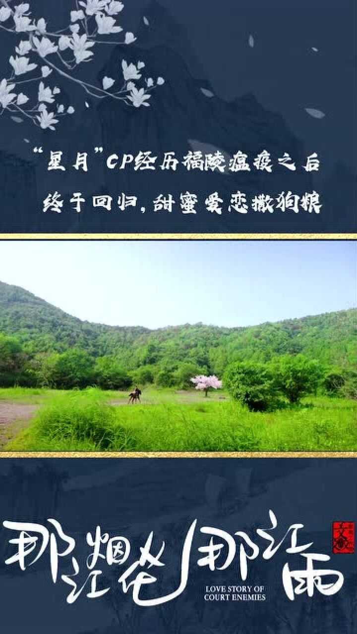 那江烟花那江雨星月cp经历福陵瘟疫之后终于回归甜蜜爱恋撒狗粮
