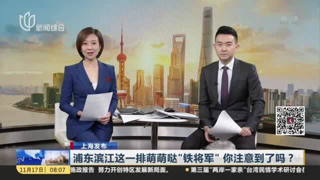 上海发布:浦东滨江这一排萌萌哒“铁将军” 你注意到了吗?