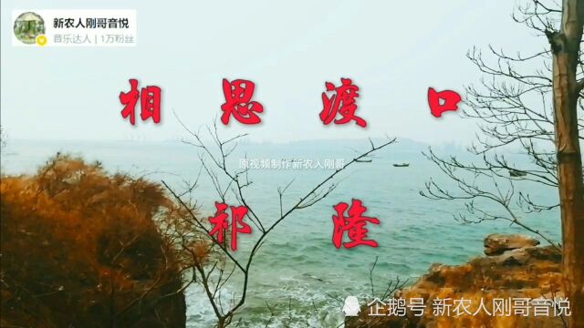 情歌王子祁隆《相思渡口》,曲调婉转悠扬歌声凄美动听,情真意切耐回味!