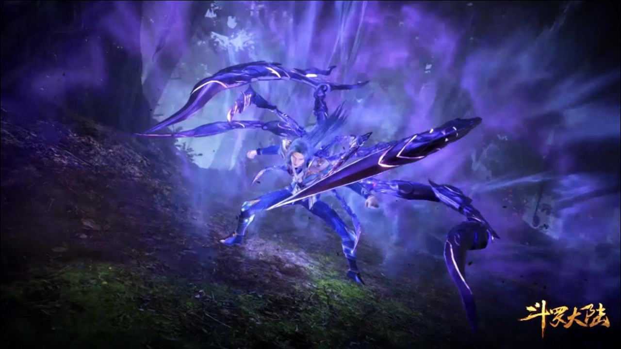 斗罗大陆唐三怒杀人面魔蛛复仇八蛛矛意外进化获得魂骨融合技