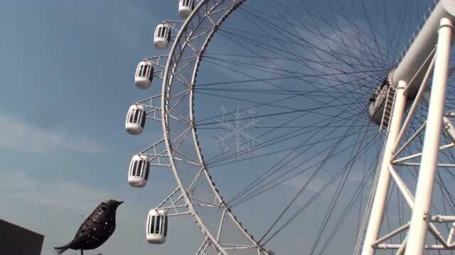 上海“天空指环”屋顶摩天轮 网红浪漫打卡地