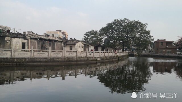 广东普宁市有一个叫斗文村子空气清新水光山色