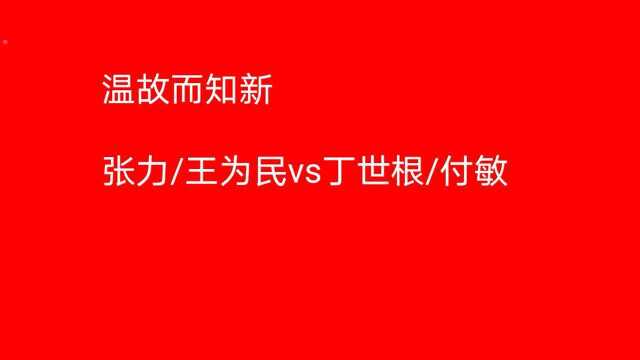 乒乓大家庭出品 湿故而知新:张力/王为民vs丁世根/付敏