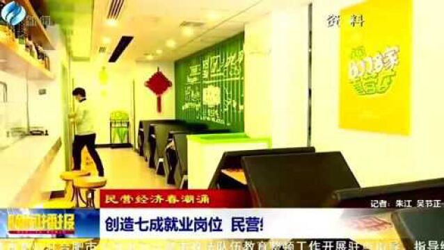 创造砌成就业岗位 民营经济成发展主力军